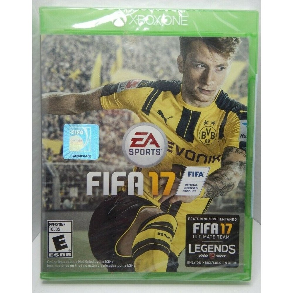 New FIFA 17 for‎ Xbox One Factory Sealed Soccer Game Everyone Videogame